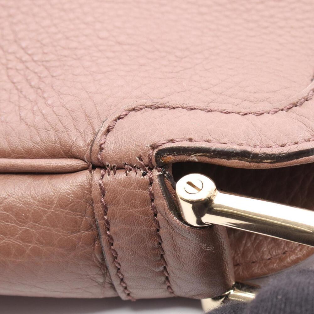 GUCCI Authentic Pink Leather Bamboo Shoulder Bag - Picture 8 of 8